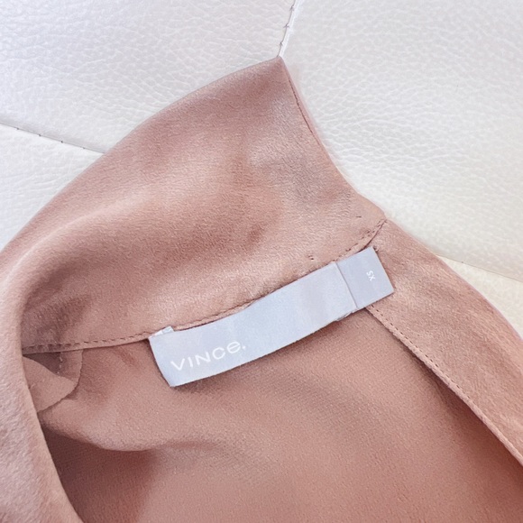 Vince Silk mock neck blouse - Picture 7 of 8